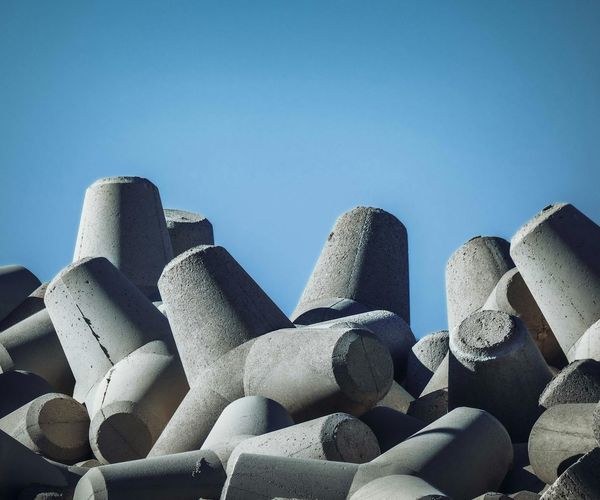 Balanced geometric shapes representing stability